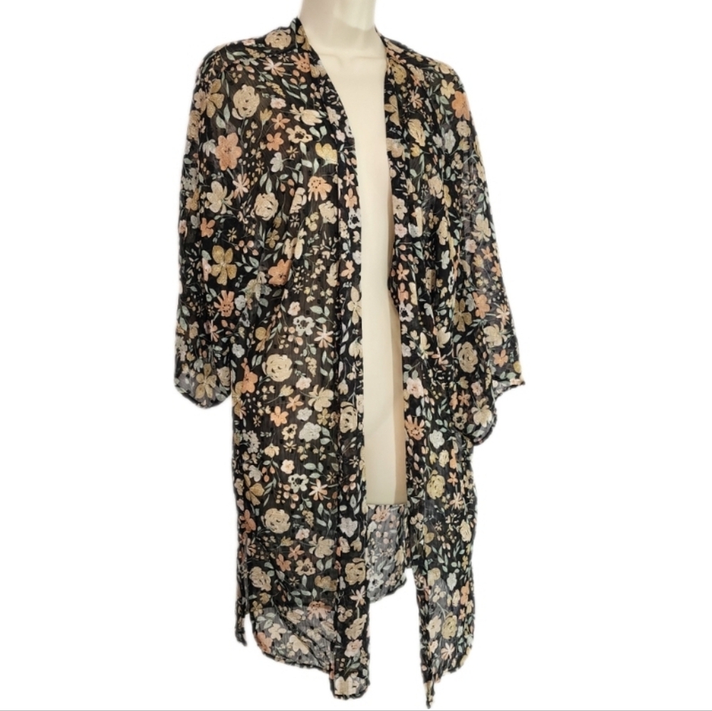 Jess Lea Kimono Cover Up Multicolor Size XL